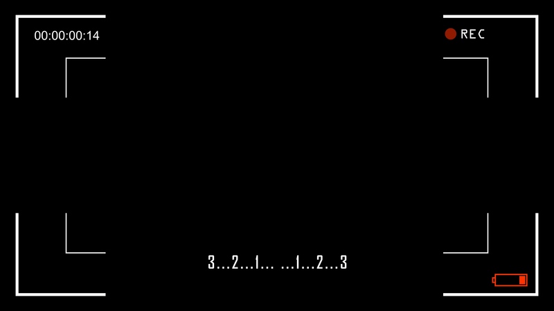 【视频素材】8组摄像机录制取景框界面4k动画素材 camera screen pack